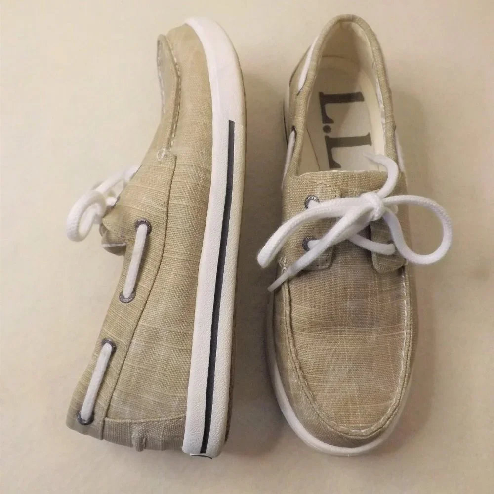 (VGUC) L.L. Bean Canvas Shoe- Women's 7.5M - Picture 2 of 13